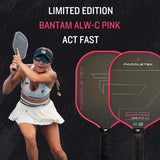 Paddletek Anna Leigh Waters Edition Bantam ALW-C 14.3 mm Pickleball Paddle Pink