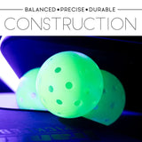3 Franklin Glow in the Dark Pickleball Balls Pickleballs set of 3