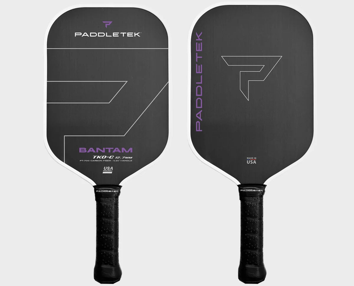 Paddletek Bantam TKO-C 12.7 mm Pickleball Paddle Carbon Christian
