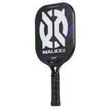 Onix Malice Open Throat DB 16mm Pickleball Carbon Fiber Paddle Double Back Matt Wright Blue