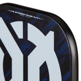Onix Malice Open Throat DB 16mm Pickleball Carbon Fiber Paddle Double Back Matt Wright Blue