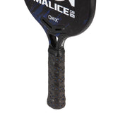 Onix Malice Open Throat DB 16mm Pickleball Carbon Fiber Paddle Double Back Matt Wright Blue