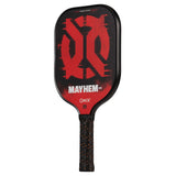 Onix Mayhem 14mm Pickleball Composite Paddle Lucy Kovalova Matt Wright Black Red