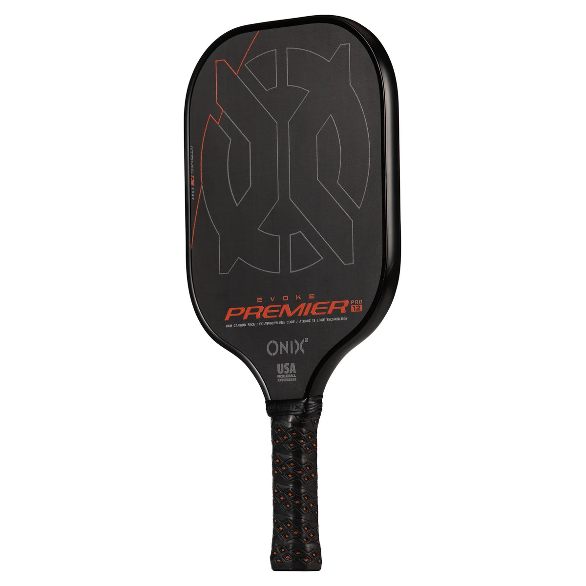Onix Evoke Premier Pro Raw Carbon 12mm Pickleball Paddle Callie Jo