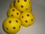 6 Onix Fuse Pickleball Balls Indoor True Flight USAPA Approved Yellow Set of 6