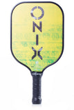 Onix React Graphite Pickleball Paddle Lucy Kovalova Matt Wright Green Yellow