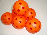 6 Onix Fuse Indoor Pickleballs Balls Tournament Meet USAPA Pack of 6 Orange