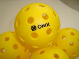 6 Onix Pure2 Pickleball Balls Outdoor Pure Set of 6