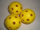 3 Onix Fuse Pickleball Balls Indoor True Flight USAPA Approved Yellow Set of 3