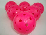 6 Franklin X-40 Pickleball Ball Pack of 6 Optic Pink Outdoor