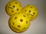 Set of 3 Onix Fuse Outdoor Pickleball Balls Yellow