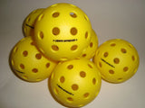 Set of 3 Onix Fuse Outdoor Pickleball Balls Yellow