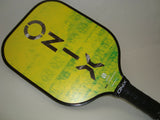 Onix React Graphite Pickleball Paddle Lucy Kovalova Matt Wright Green Yellow
