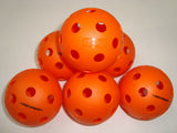 6 Onix Fuse Indoor Pickleballs Balls Tournament Meet USAPA Pack of 6 Orange