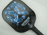 Onix Outbreak Carbon Fiber Pickleball Paddle Lucy Kovalova Matt Wright Blue