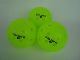 NEW 3 Dura Outdoor Pickleball Balls DuraFast 40 Neon Green Set of 3
