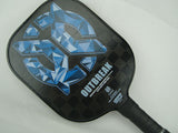 Onix Outbreak Carbon Fiber Pickleball Paddle Lucy Kovalova Matt Wright Blue