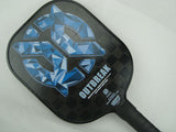 Onix Outbreak Carbon Fiber Pickleball Paddle Lucy Kovalova Matt Wright Blue