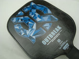 Onix Outbreak Carbon Fiber Pickleball Paddle Lucy Kovalova Matt Wright Blue