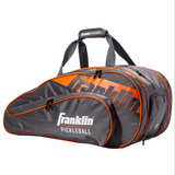 Franklin Sport Premium Pro Player PIckleball Bag Backpack Ben Johns Grey Orange