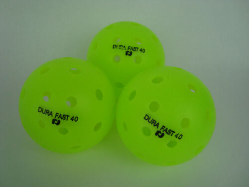  Dura Fast 40 Pickleballs, Outdoor Pickleball Balls