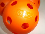 3 Onix Fuse Indoor Pickleballs Balls Tournament Meet USAPA Pack of 3 Orange