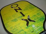 Onix React Graphite Pickleball Paddle Lucy Kovalova Matt Wright Green Yellow