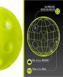 New 12 Franklin X-26 Pickleball Indoor Ball set of 12 Optic Green Yellow