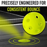 New 12 Franklin X-26 Pickleball Indoor Ball set of 12 Optic Green Yellow
