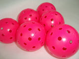 6 Franklin X-40 Pickleball Ball Pack of 6 Optic Pink Outdoor