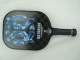 Onix Outbreak Carbon Fiber Pickleball Paddle Lucy Kovalova Matt Wright Blue