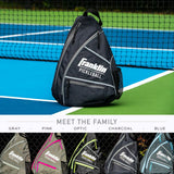 Franklin Sports Pickleball Sling Bag Backpack Black Charcoal Gray  Ben Johns