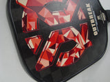 Onix Outbreak Carbon Fiber Pickleball Paddle Lucy Kovalova Matt Wright Red