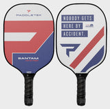 Paddletek US Open Edition Bantam TS5 PRO Pickleball Paddle SRT Polymer Core Scott Moore Red Blue
