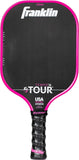 Franklin Sports FS Tour Tempo Pickleball Paddle JW Johson Carbon Fiber Pink 16mm