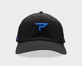 Paddletek Pickleball Icon Performance Hat  Logo  Anna Leigh Waters Black Blue