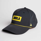 Joola Perforated Rope Cap Pickleball Hat Cap Ben Johns Anna Bright XXL Black