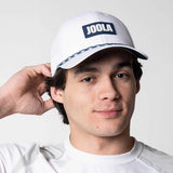 Joola Perforated Rope Cap Pickleball Hat Cap Ben Johns Anna Bright S/M White