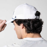 Joola Perforated Rope Cap Pickleball Hat Cap Ben Johns Anna Bright S/M White