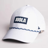 Joola Perforated Rope Cap Pickleball Hat Cap Ben Johns Anna Bright S/M White