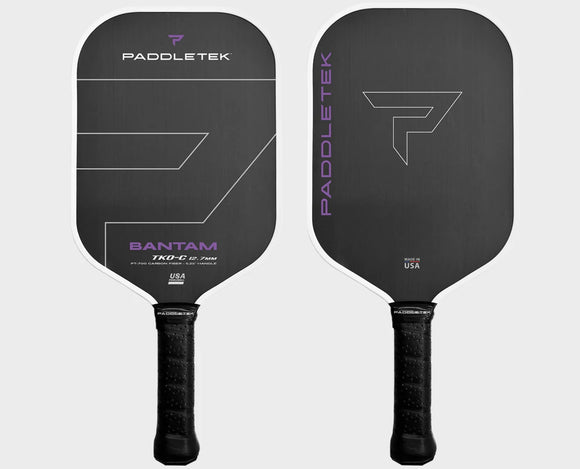 Paddletek Bantam TKO-C 12.7 mm Pickleball Paddle Carbon Christian Alshon Purple