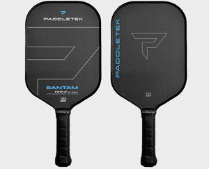 Paddletek Bantam TKO-C 14.3 mm Pickleball Paddle Carbon Christian Alshon Blue