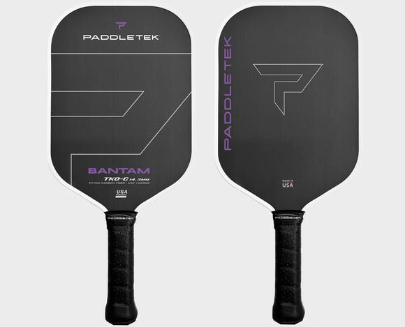 Paddletek Bantam TKO-C 14.3 mm Pickleball Paddle Carbon Christian Alshon Purple