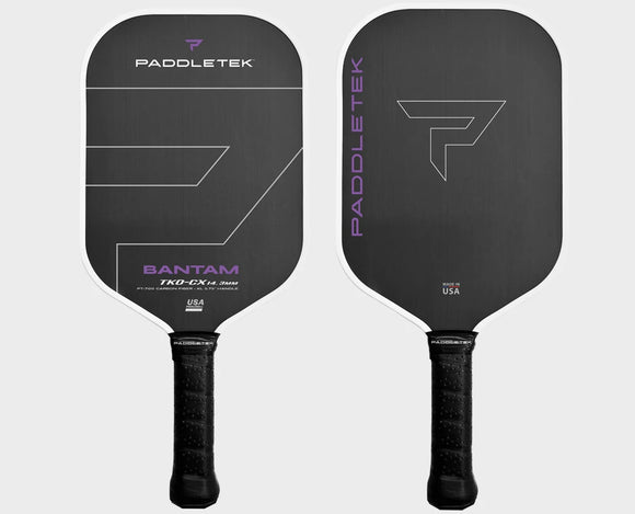 Paddletek Bantam TKO-CX 14.3 mm Pickleball Paddle Carbon Christian Alshon Purple