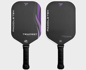 Paddletek Tempest TKO-C 14.3 mm Pickleball Paddle Carbon Anna Waters Purple