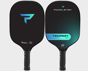 Paddletek Tempest Wave V3 Pickleball Paddle Carbon Anna Leigh Waters Seafoam Blue