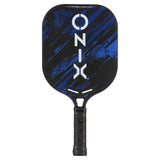 Onix Malice Open Throat DB 16mm Pickleball Carbon Fiber Paddle Double Back Matt Wright Blue