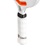 Onix Malice Open Throat DB 16mm Pickleball Carbon Fiber Paddle Double Back Matt Wright White