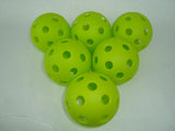 New 6 Franklin X-26 Pickleball Indoor Ball set of 6 Optic Green Yellow