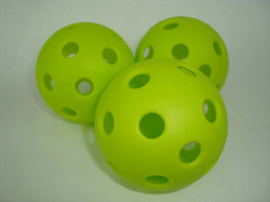 New 3 Franklin X-26 Pickleball Indoor Ball set of 3 Optic Green Yellow